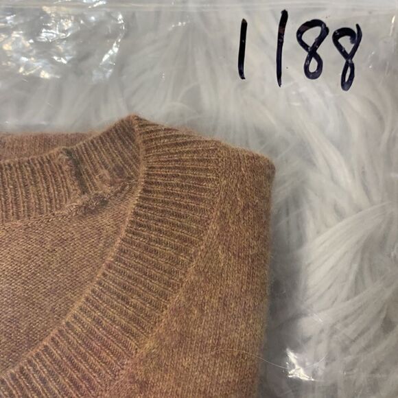 J. CREW factory Teddie wool blend scoop neck sweater women’s sz Small - Picture 8 of 9